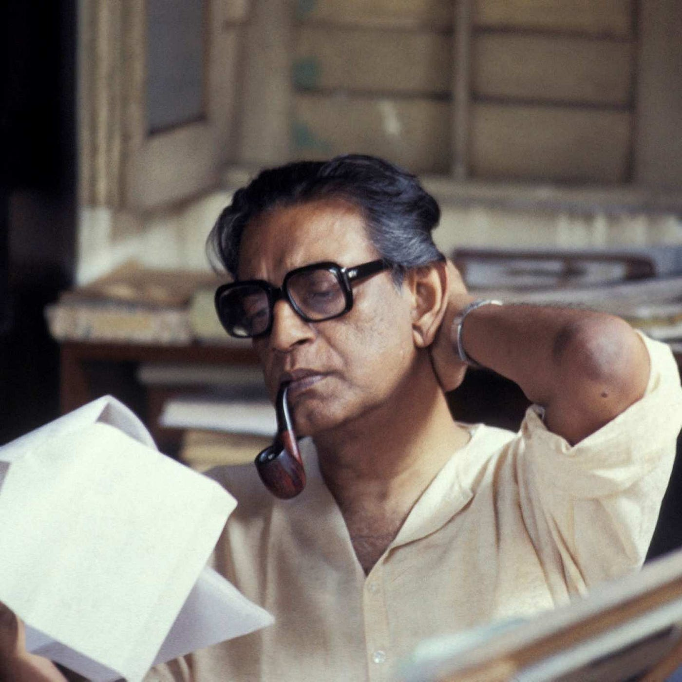 Satyajit Ray representing the global influence of Bengali cinema on storytelling and international filmmaking traditions