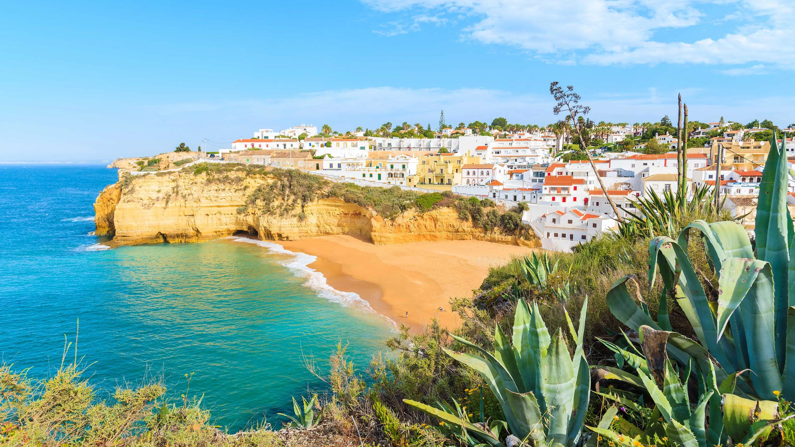 Aerial coastal landscape for Line Production in Portugal showing accessible beach terrain for film production