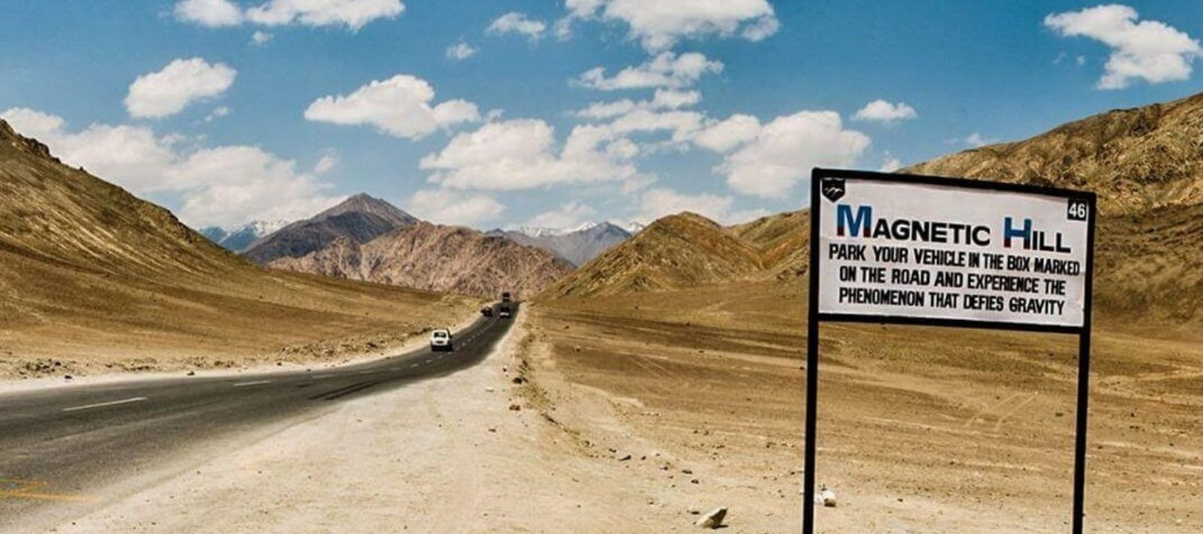 Road in Leh Ladakh, Ladakh UT, India requiring Inner Line Permit (ILP) for filming access in restricted high-altitude regions