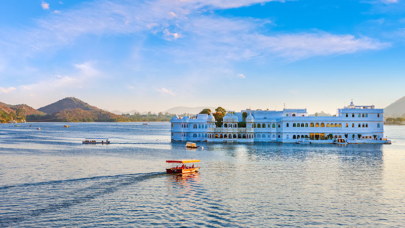 Taj Lake Palace on Lake Pichola, Udaipur