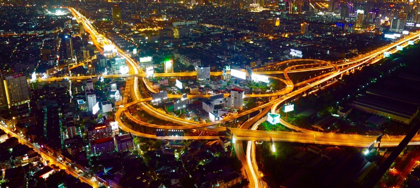 Night view of Chennai city showcasing the urban production hub for line producer services