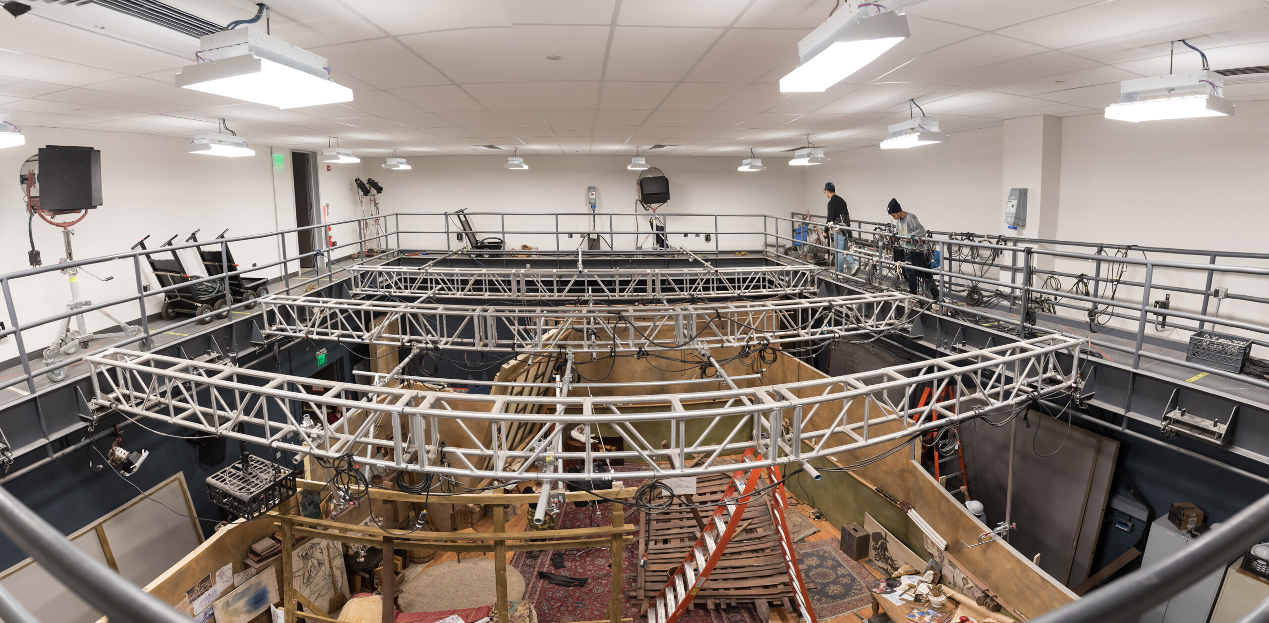 State-of-the-art soundstage construction representing film studio procurement India infrastructure development for international film production.