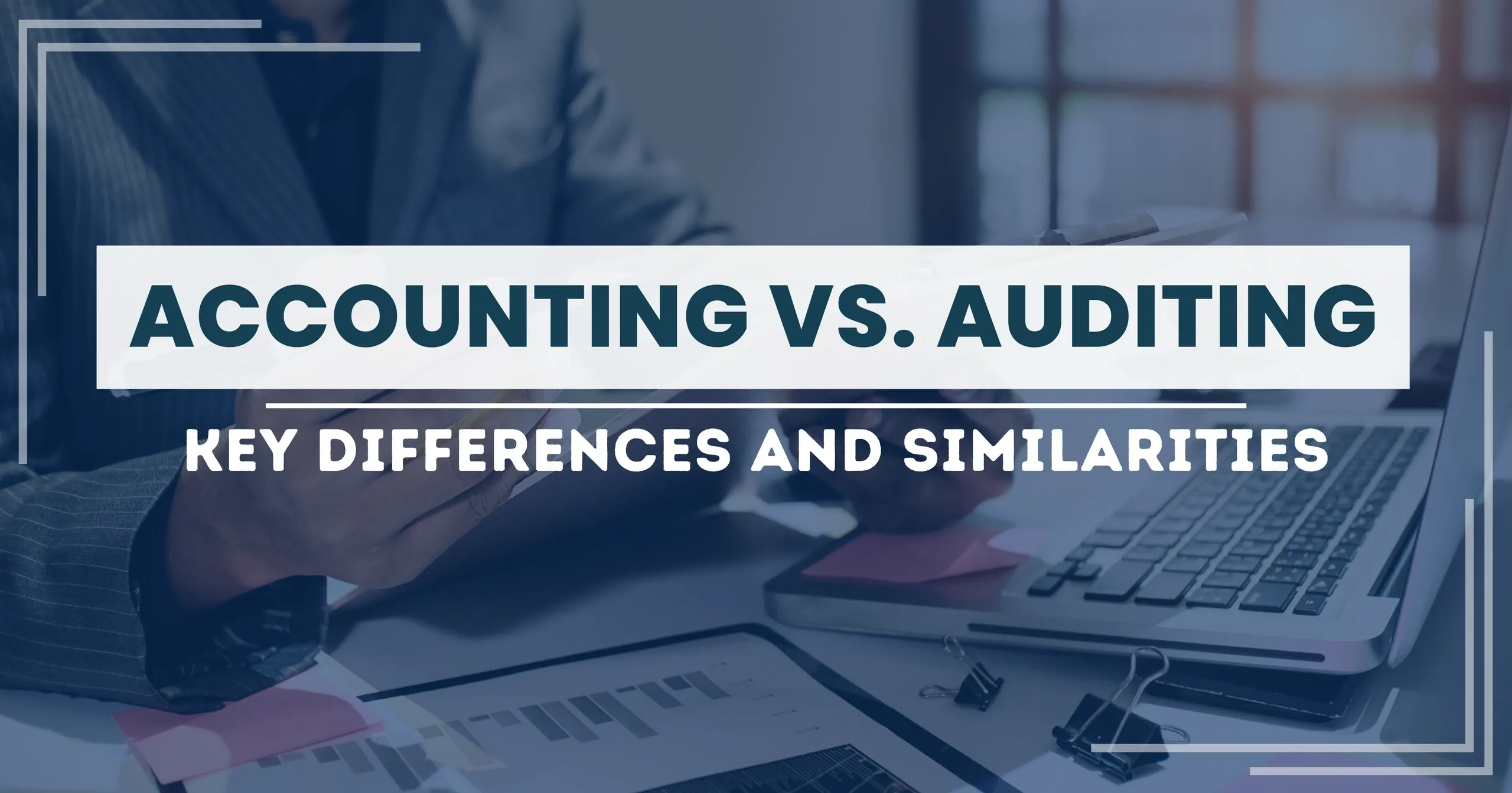 Production accounting and audit services in India showing financial reports, budget sheets, laptop with cost tracking dashboard, and professional reviewing compliance documents in a film production office environment.