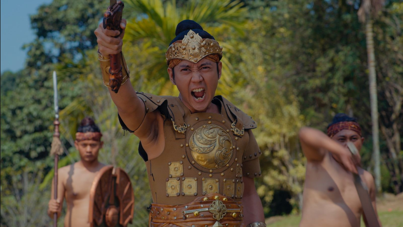 Majapahit action sequence filmed on the Jakarta production