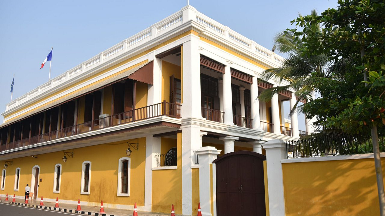 Line producer coordinating a film shoot in Pondicherry
